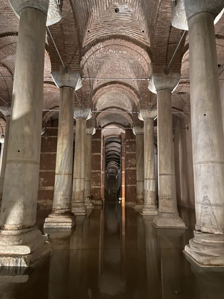 Le colonne della Cisterna Basilica di Istanbul